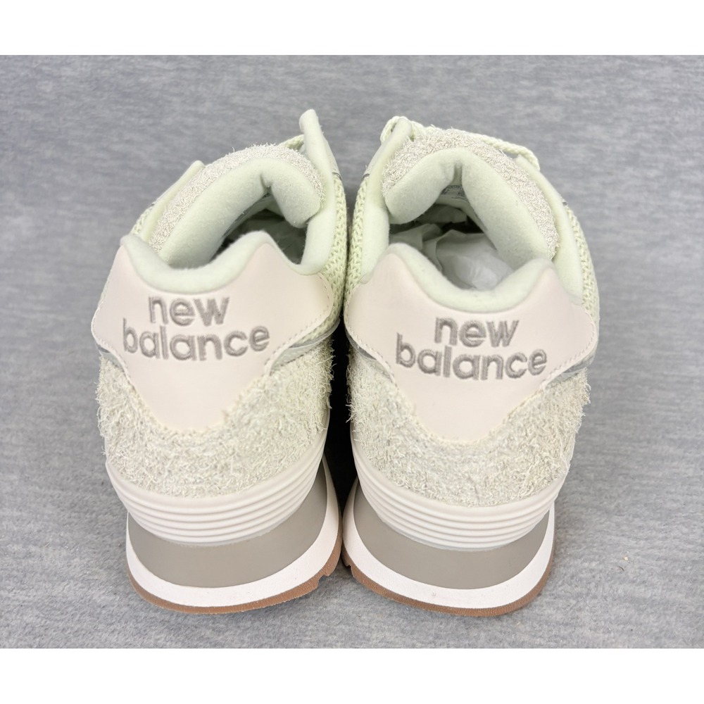 New Balance 574 Sneakers Womens 8 M Green Hairy Suede Seafoam Lifestyle - Picture 5 of 11